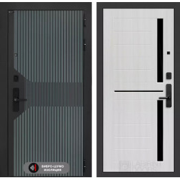 Стальная дверь Лабиринт SMARTLAB 02 (Сандал белый)