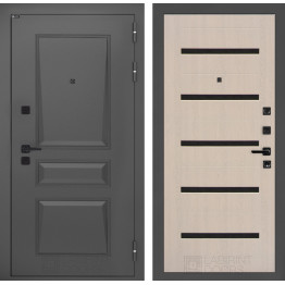 Стальная дверь Лабиринт ОРЛЕАН 01 (Беленый дуб)