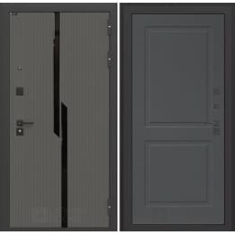 Стальная дверь Лабиринт CARBON 11 (Графит софт)