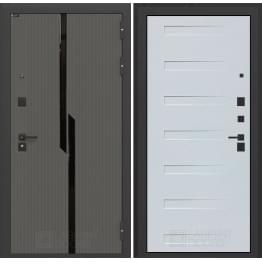 Стальная дверь Лабиринт CARBON 14 (Дуб кантри белый)