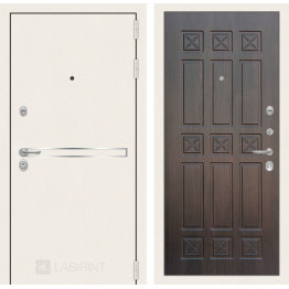 Стальная дверь Лабиринт Лайн WHITE 16 (Алмон 28)